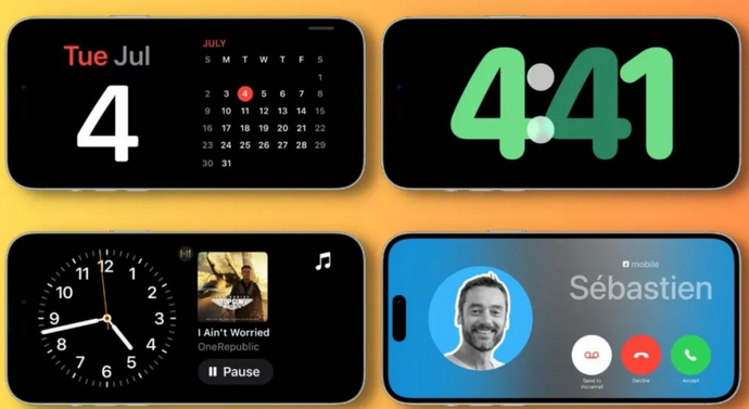 什邡苹果手机维修分享iOS17横屏充电待机显示有什么好处 
